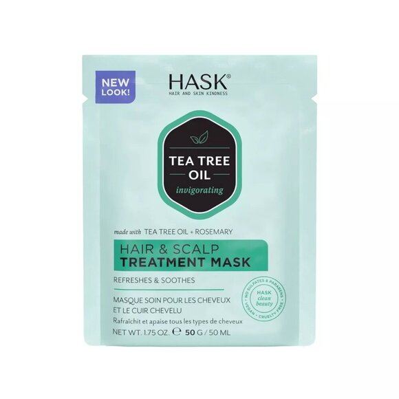 Hask Tea Tree Oil & Rosemary Hair Scalp Treatment Mask 1.75oz - Lot of 2… - Picture 1 of 1